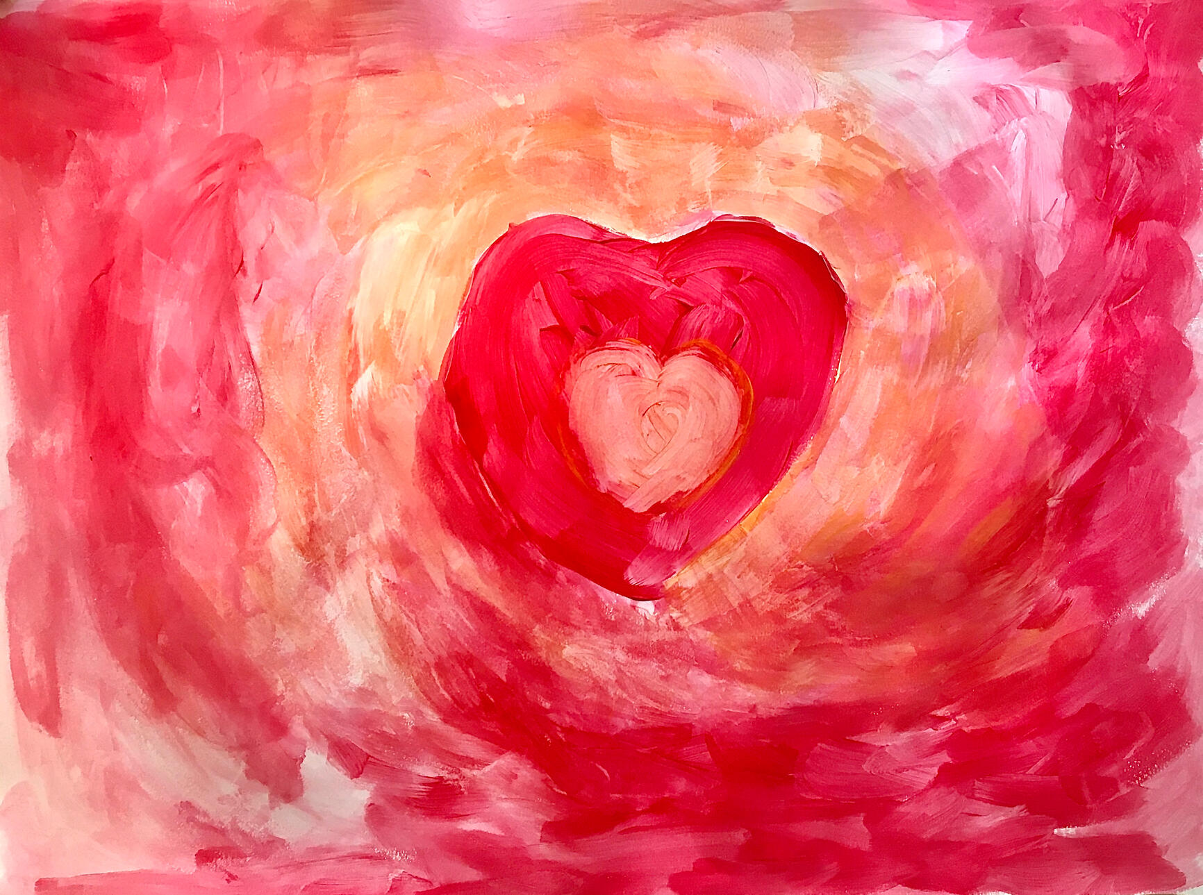 Longing - Acrylic on paper